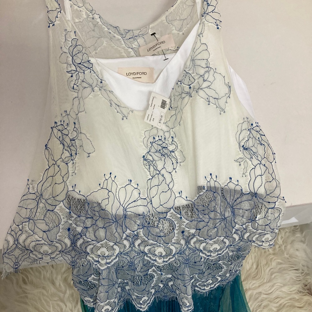 LOYD/FORD Lace Pattern Midi Length Dress - Picture 11 of 13